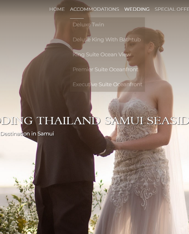 beach wedding thailand